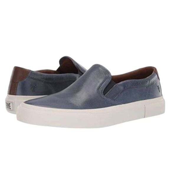 FRYE Ludlow Slip On Leather Sneaker Size 10 - Picture 1 of 7